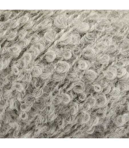 Drops Alpaca Bouclé - mix 5110 gris clair