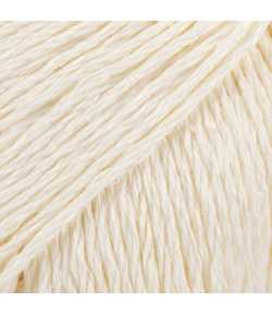 Drops Bomull-Lin - uni colour 02 ecru