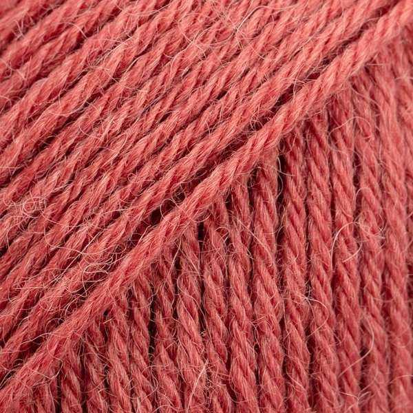Drops Nord - uni colour 21 rouge brique
