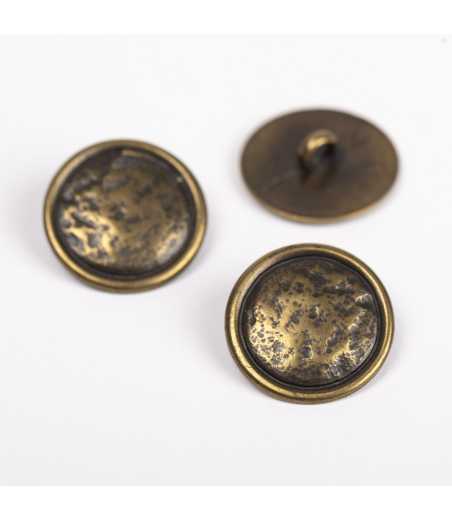 Boutons DROPS métal avec tige laiton 20mm  Ref 530