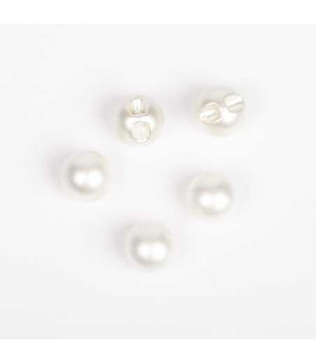 Boutons DROPS nacre perle 12mm  Ref 541