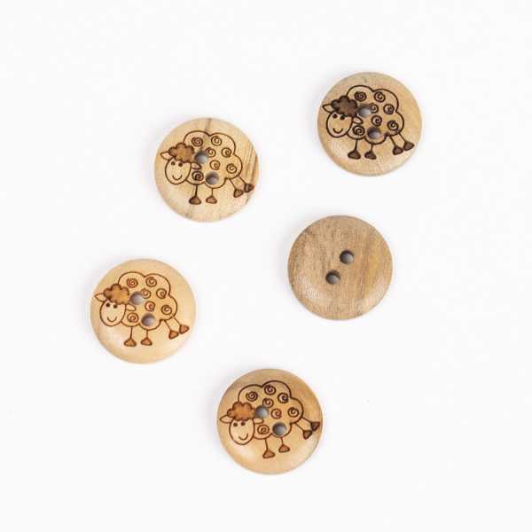 copy of DROPS Buttons - Shank (silver) no. 529
