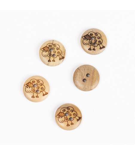 copy of DROPS Buttons - Shank (silver) no. 529
