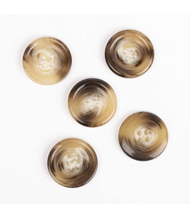 Boutons DROPS marbré 20mm  Ref 629