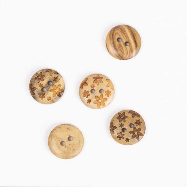 copy of DROPS Buttons - Shank (silver) no. 529