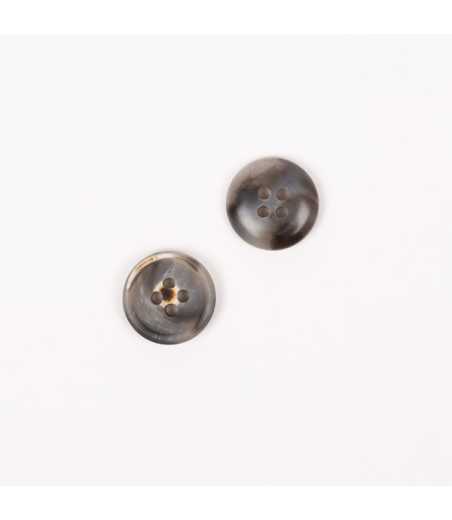 Boutons DROPS imitation bois moka 15mm  Ref 701