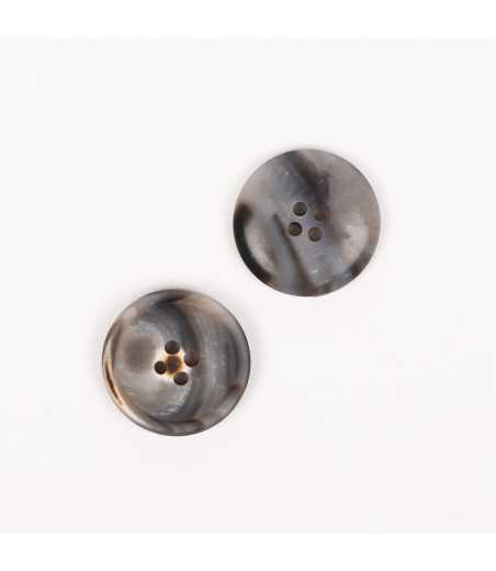 Boutons DROPS imitation bois moka 23mm  Ref 702