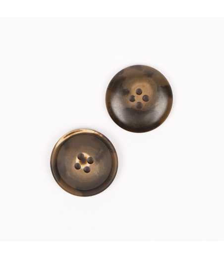 Boutons DROPS imitation bois noix 23mm  Ref 704