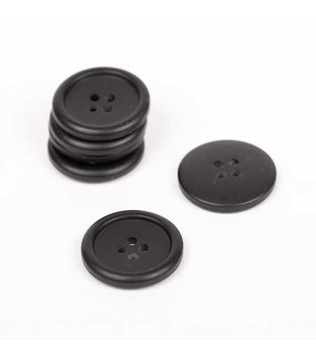 Boutons DROPS mat noir 20mm  Ref 816